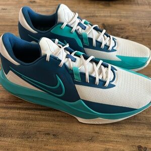 Nike Precision 6 Mens Basketball Shoes Blue White DD9535-008 Size 13